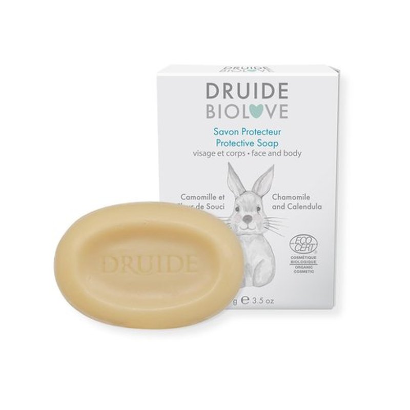 BioLove Baby Soap Bar - Ultra-Gentle Calming Care for Sensitive Skin | Vegan Lavender & Chamomile - 100g (3.5 oz)