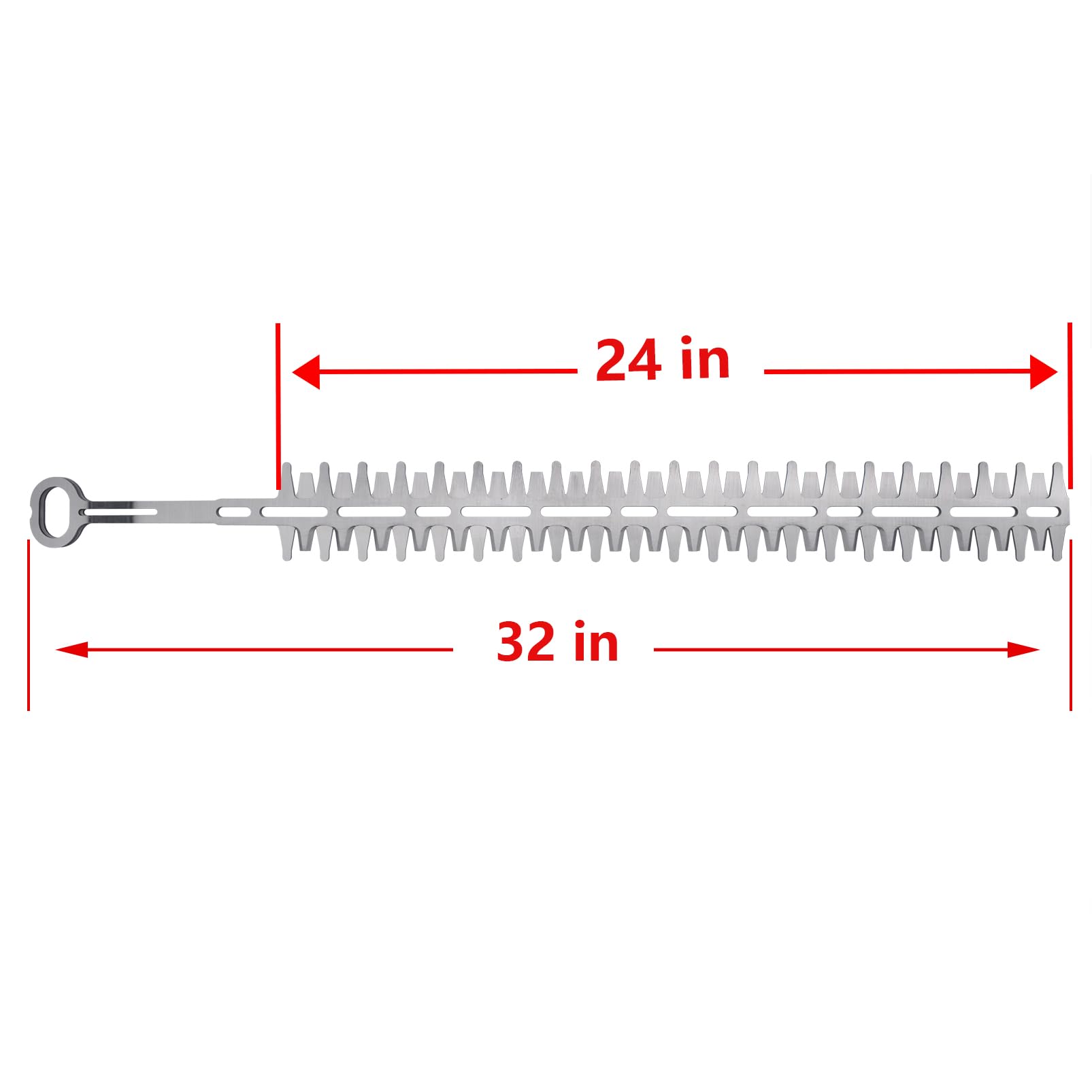 Cancanle Total Length 32 in and Cutting Length 24 in Hedge Trimmer Blade for Stihl HS45 Hedgetrimmer, 2 Blades