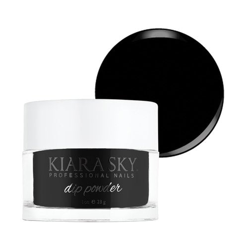 Kiara Sky Dip Powder, Black To Black, 1 Ounce