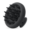 HEETA Scalp Massager - Hair Growth Scrubber with Soft Bristles | Silicone Exfoliator for Dandruff & Relaxation - Black