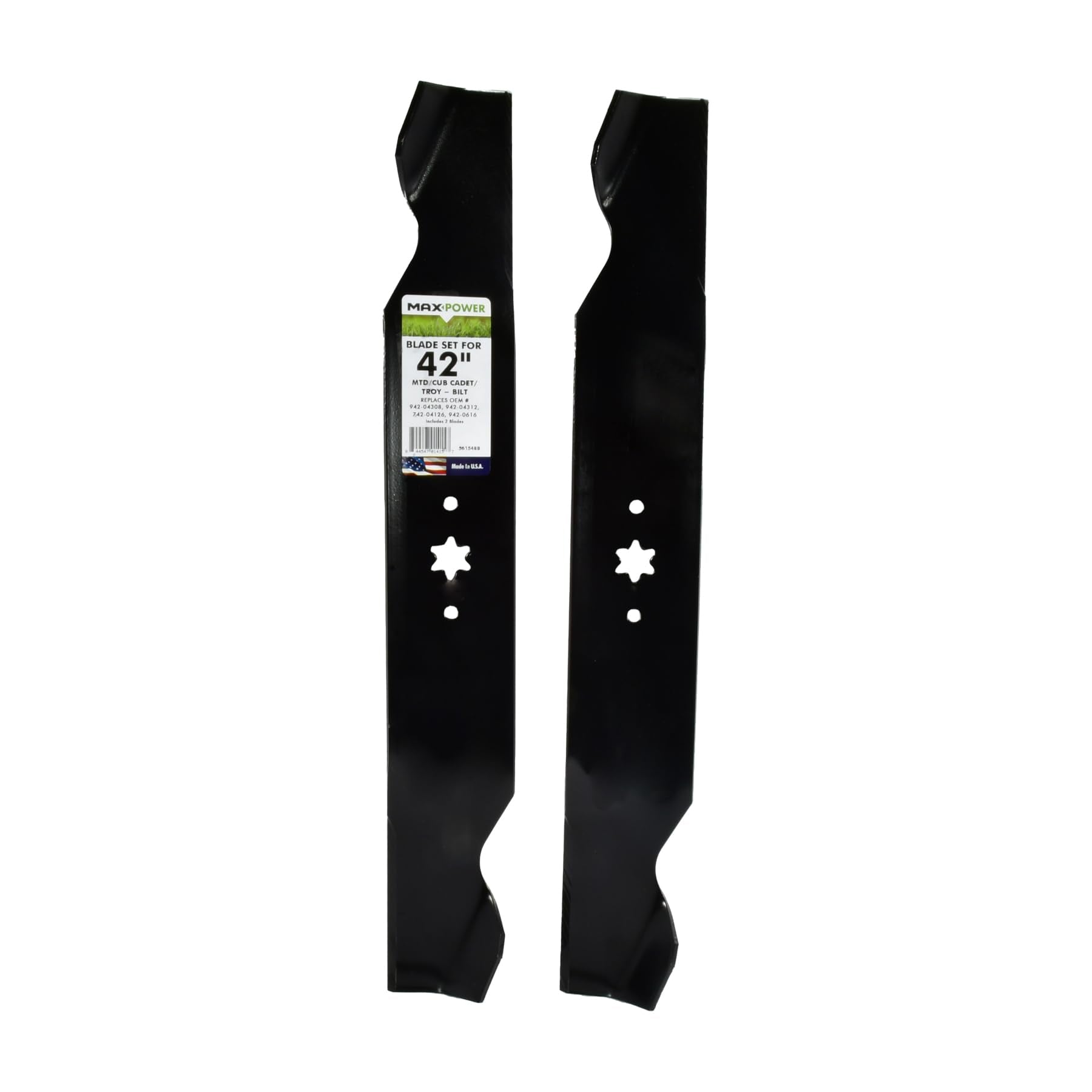 MaxPower 561548B USA MADE 2 Blade Set