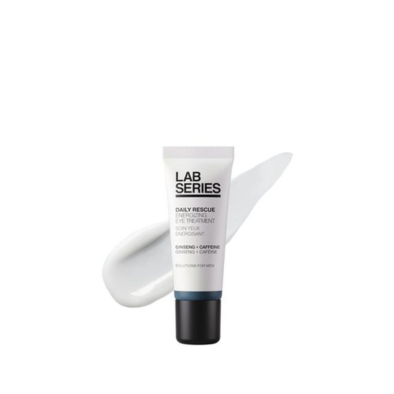 Lab Series Men's Daily Rescue Energizing Eye Treatment - Under Eye Cream Moisturizer with Ginseng & Caffeine - Energizes and Hydrates - Skin Care for Men, 0.5 Fl Oz
