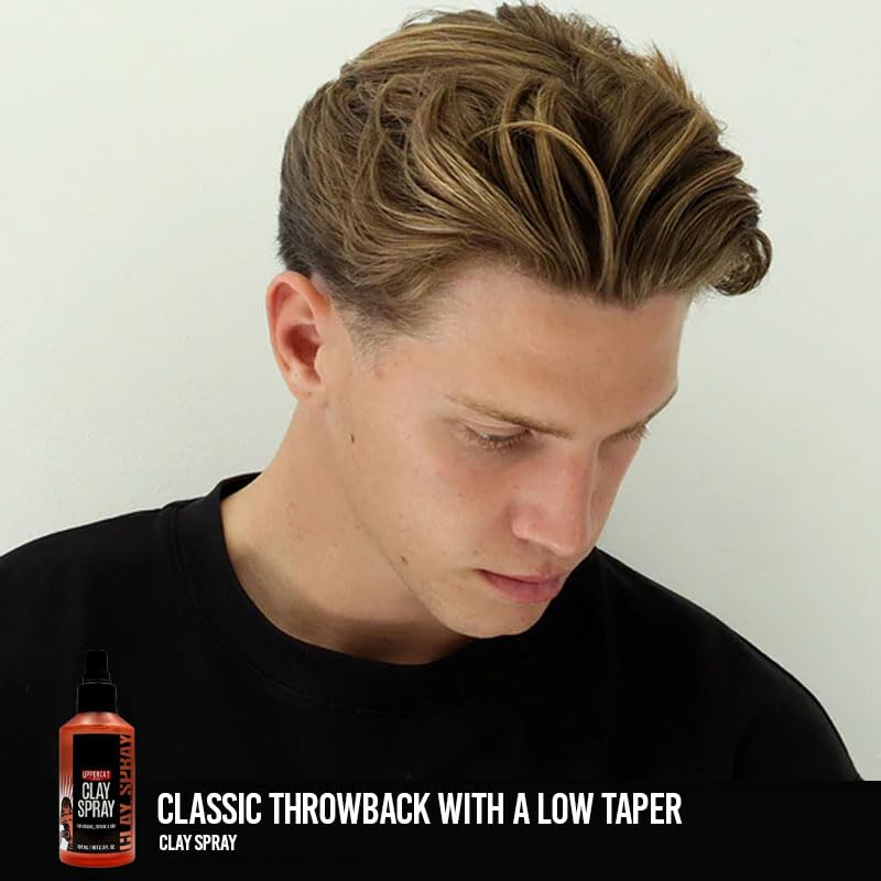 Uppercut Deluxe Clay Spray for Men - Texturizing Volume Spray with Matte Finish | 5.0 oz for Medium to Long Hair