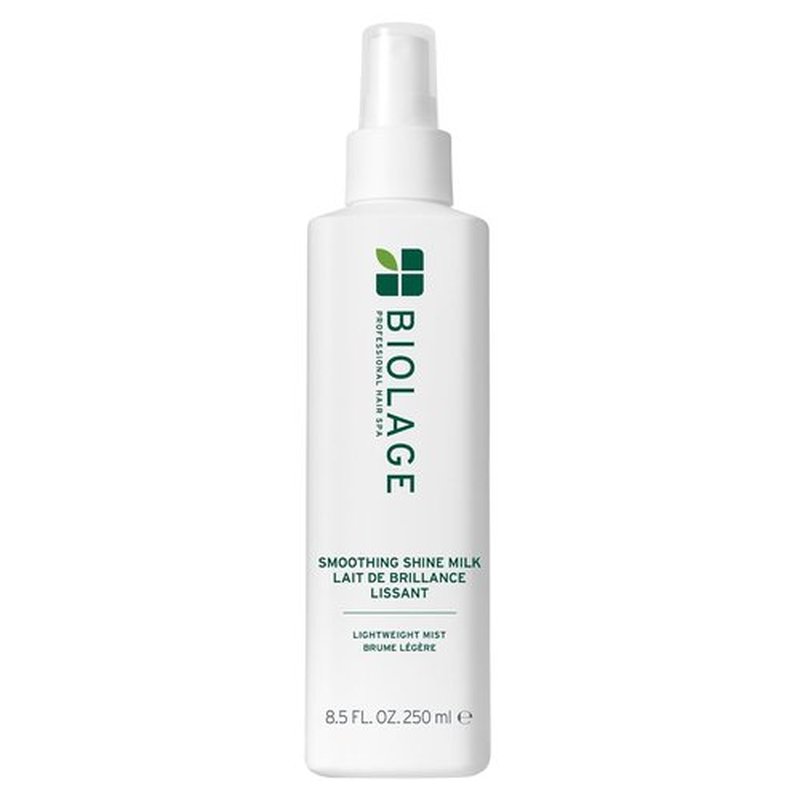 Biolage Smooth Shine Milk - Smoothing Leave-In Spray for Frizz Control & Shine | Lightweight, Vegan