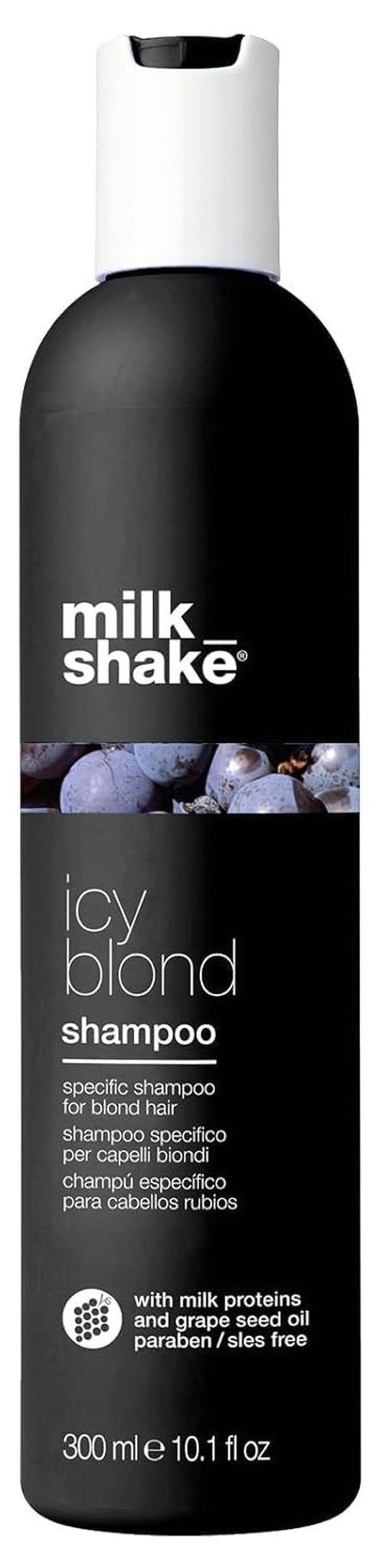 Milk_Shake Icy Blond Shampoo - Award-Winning Formula to Cool Brassy Tones | Ideal for Platinum Blonde Hair