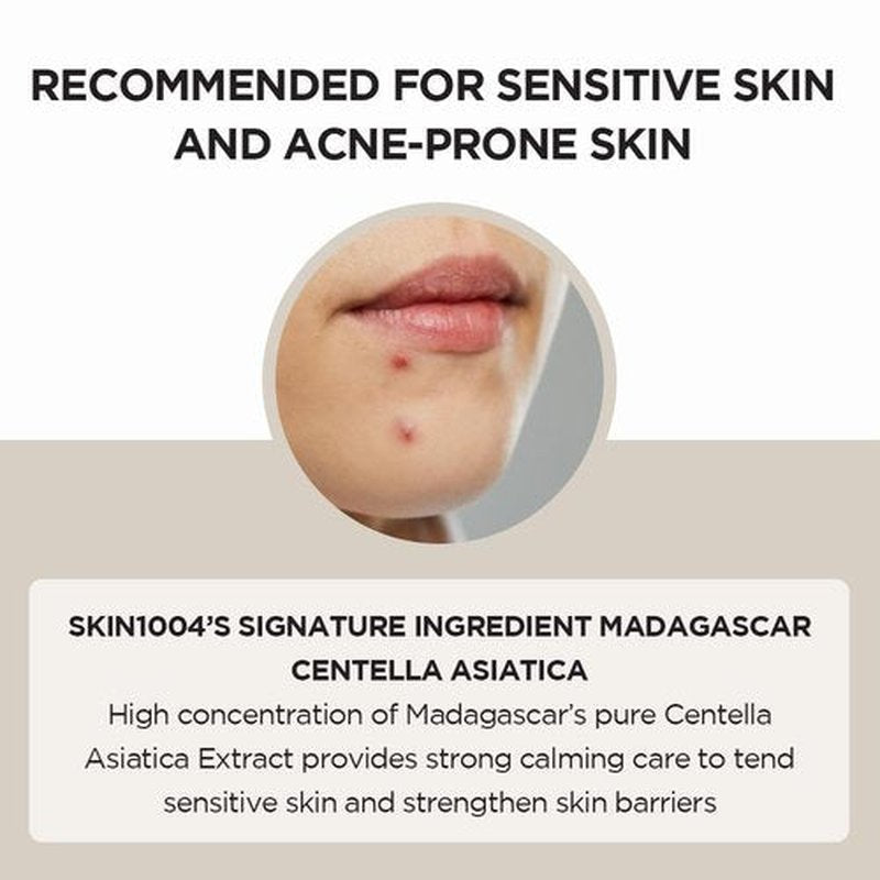SKIN1004 Madagascar Centella Ampoule 1.01 fl.oz, 30ml, Korean Face Serum with Centella Asiatica for Hydrating and Moisturizing Care, Soothing Facial Serum for Skin Balance and Glow, Korean Skin Care