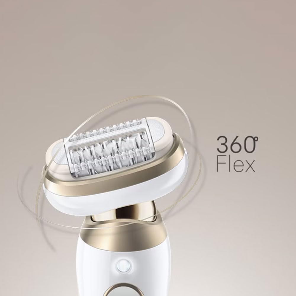 Hair Removal Head Replacement 81719648 Compatible with Braun Epilator Silk-épil 9 Flex, Type 5380 | for Models 9001, 9002, 9003, 9010, 9020, 9030, 9100, 9200, 9300