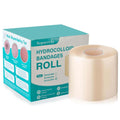 Hydrocolloid Roll for Wound Care, Hydrocolloid Bandages with Self-Adhesive、Extra Large Hydrocolloid Patch Bandages, with Ultra Absorbent, Flexible and Waterproof Properties (2in*16ft)
