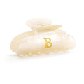 Birthday Gift for Her Acrylic Letter Hair Clips for Women Stylish Monogram Hair Claw Alphabet Hair Clip Fashion Glitter Claw Clips Elegant Hair Accessory Large Hair Clips - Letter B