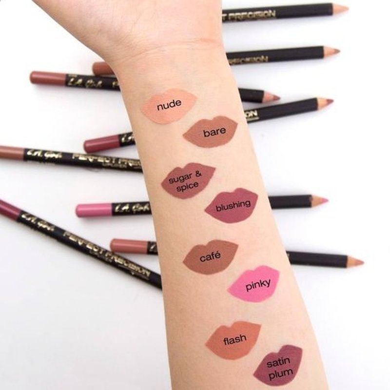 L.A. Girl Perfect Precision Lipliner - Deep Red Shade for Flawless Definition | Long-Lasting Formula