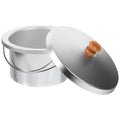 ABOOFAN Wax Warmer Inner Pot with Lid 5.23 Inch Non-Stick Wax Melting Container High Temperature Resistant Heat Melting Accessory for Heater Easy Clean Waxing Bowl Container