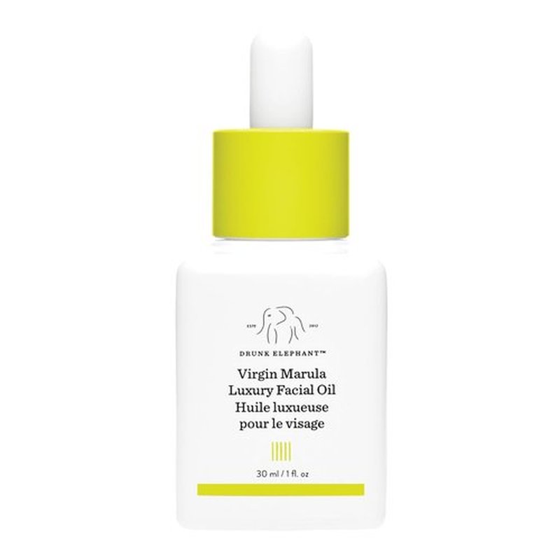 Drunk Elephant Virgin Marula Luxury Facial Oil - Clean, Cruelty-Free Skincare - 1 oz, Fragrance-Free