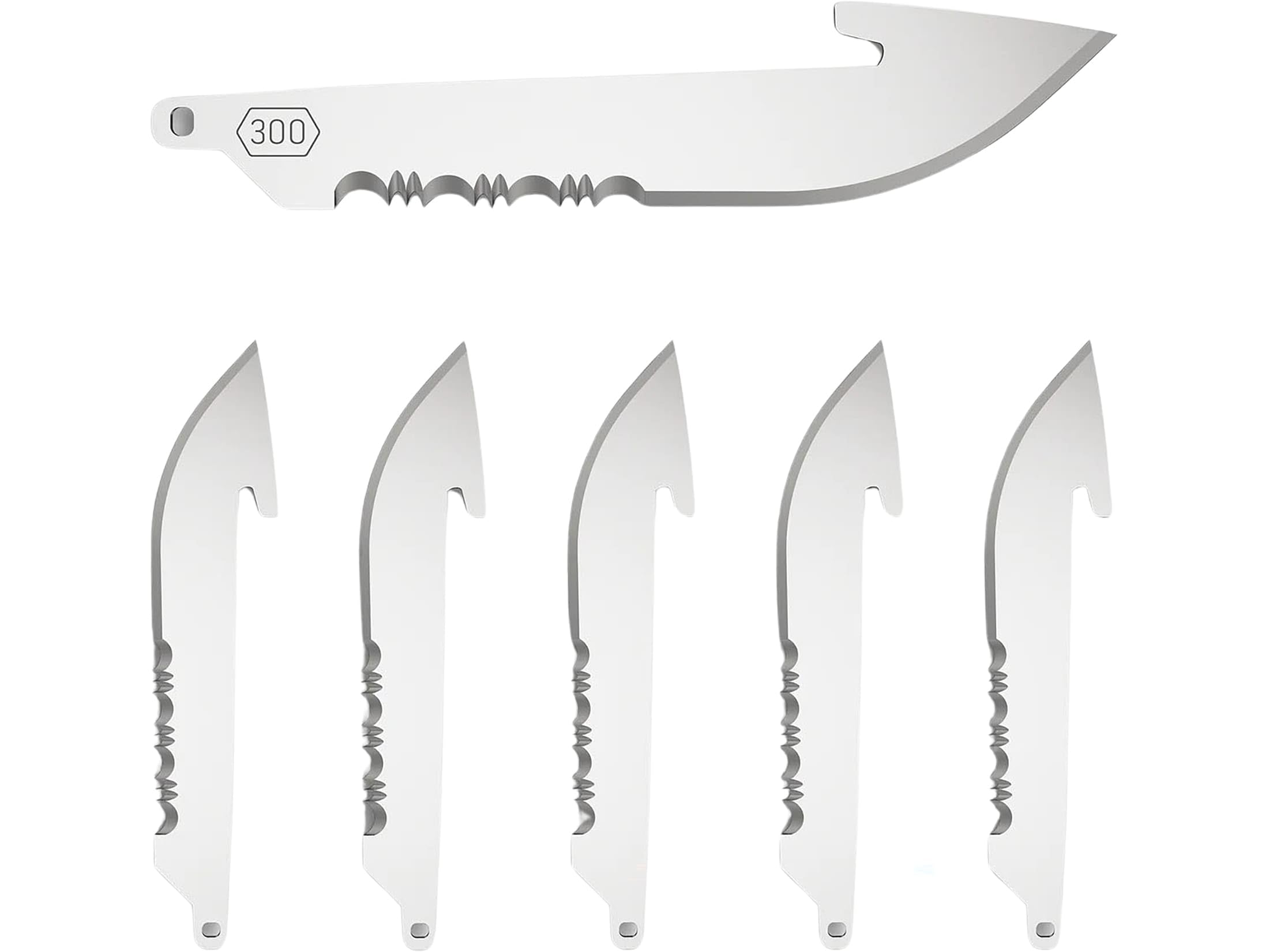 Outdoor Edge OERRSK30K6C: Drop Point Blade Pack