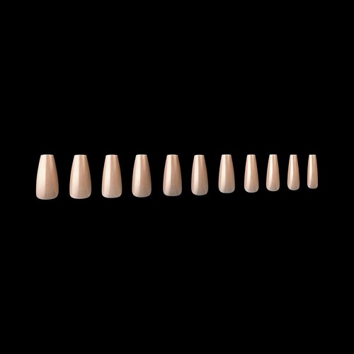 Apres Nail Neutrals Gel-X Alex Natural Coffin Medium & Lila Natural Round Medium Box of Tips Bundle | Includes 300 Gel-X Tips | Premium Quality | 11 Sizes 00-9