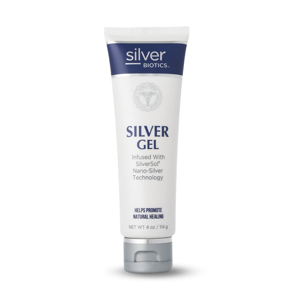 Silver Biotics Patented Multivalent SilverSol 20 PPM Soothing Skin Gel | Versatile 4 Oz Gel for Skin Wellness and Comfort