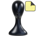 WiZiWi Mannequin Head 16 Inch Professional Plastic Black 1PC with Jack,Durability Multi-Purpose Women Model Wig Stand,Suitable For Displaying and Styling Wigs,Hats,Masks,Headdresses and Necklaces