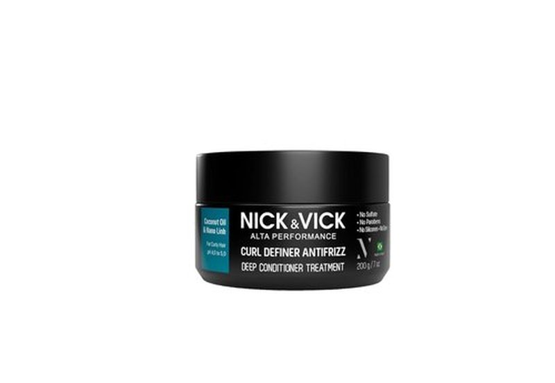 Nick Vick Curl Definer Anti-Frizz Deep Conditioner - Sulfate & Paraben Free, 12 oz