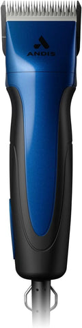 Andis 68520 Excel Professional 5-Speed Detachable Blade Clipper Kit - Animal/Dog Grooming, Rotary Motor, Soft-Grip Anti-Slip Housing, 14-Inch Cord, for All Coats & Breeds, SMC, Blue(Pack of 6)