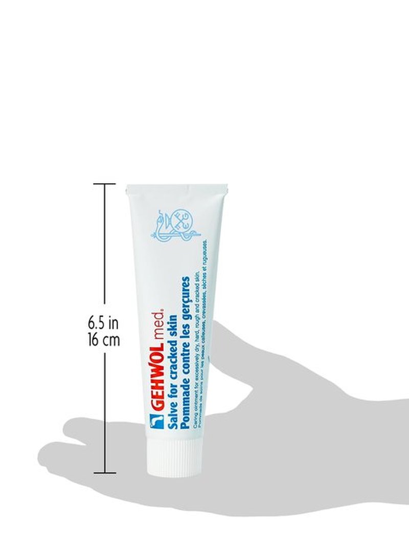GEHWOL Med Cracked Skin Salve - Intensive Healing Formula, 2.6 oz for Dry Skin Relief
