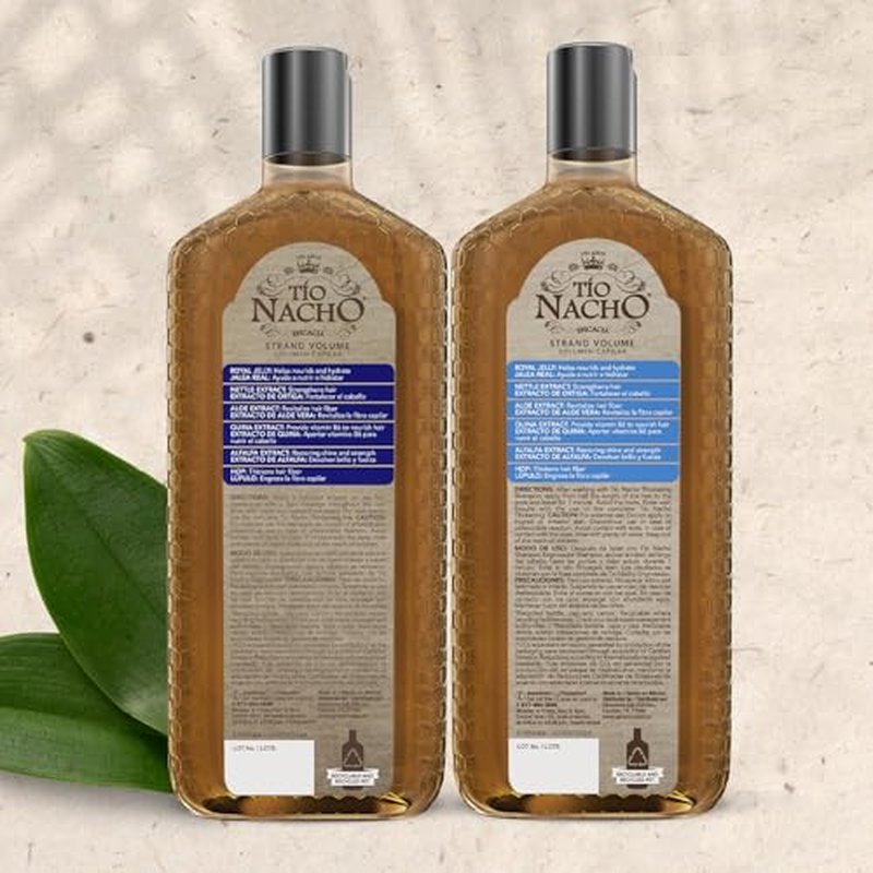 Tio Nacho Thickening Shampoo & Conditioner Set for Thinning Hair – Hair Loss Shampoo for Men & Women + Thickening Conditioner with Natural Extracts to Volumize Hair – Paraben Free, 14 fl oz Each