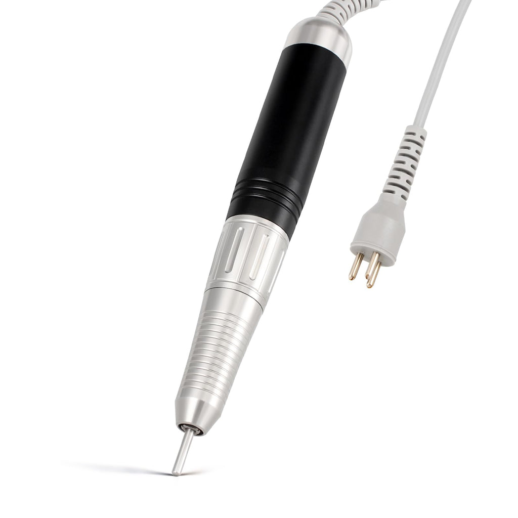 Nail Drill Handpiece Compatible with KUPA KP55, KP60, KP5000, UP-200, 30,000RPM Professional Nail Drill Handle Replacement 3 Pins for Manicure Art Tool, Low Noise and Smooth (Only Handpiece)