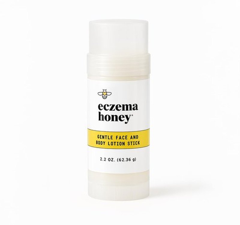 ECZEMA HONEY Gentle Face & Body Lotion Stick - Moisturizing Colloidal Oatmeal Hand Cream for Extremely Dry Skin - Eczema Lotion Helps Psoriasis, Dermatitis & More (2.2 Oz)