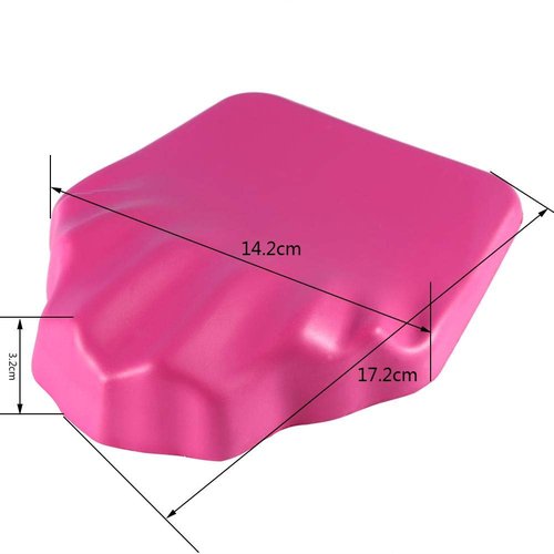 Hand Rest Pillow for Manicure - Soft Anti-Skid Nail Tech Cushion with Ergonomic Palm Contour, Portable Hand Holder Tool for Salon, Home, and Professional Nail Care