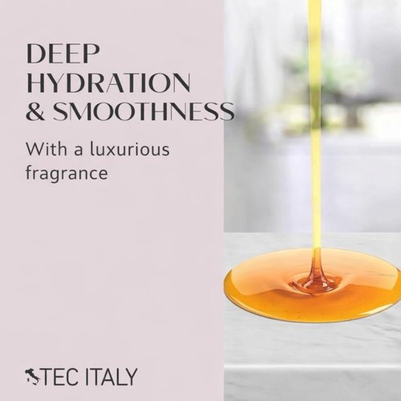 Tec Italy Olio Vital Hair Treatment for Dry & Damaged Hair, Deep Repair, Restores Softness, Shine & Strength, 4.22 fl oz (125 ml)