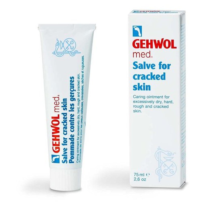 GEHWOL Med Cracked Skin Salve - Intensive Healing Formula, 2.6 oz for Dry Skin Relief