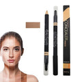 AKARY Concealer Pencil - 2-in-1 Dual-Sided Eyebrow & Face Highlighter Stick | Waterproof for Dark Circles & Acne Marks - Soft Skin Tone