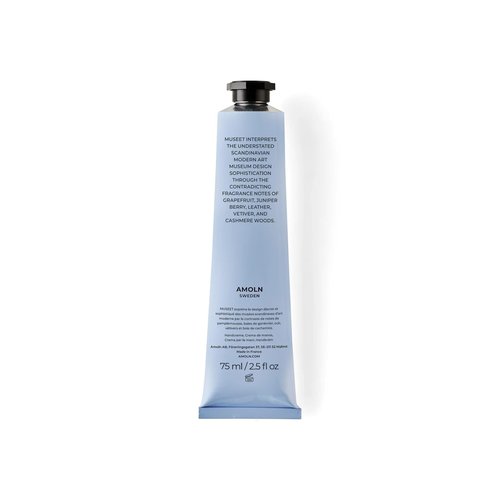 AMOLN - Hand Cream | Enriching, Perfumed Hand Cream | Aluminium Tube, Vegan (Museet, 2.5 fl oz | 75 ml)
