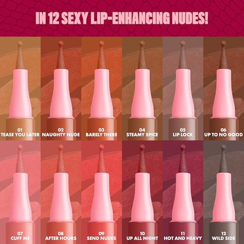 NYX PROFESSIONAL MAKEUP Lip Lingerie Liner Stain, Seamless Make Up with All-Day Stain, Waterproof Lip Stain Finish - Up To No Good