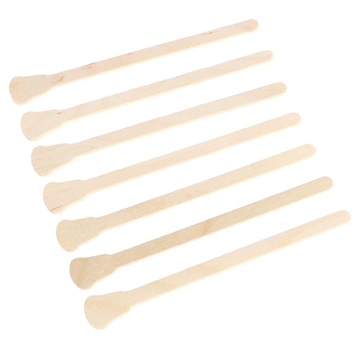 Uonlytech 500 Pcs Disposable Wooden Waxing Spatulas Hair Removal Wax Applicator Sticks for Facial and Body Waxing Salon Home Use