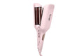 L'ANGE HAIR SculptWaver Titanium Deep Wave | Hair Crimper for Effortless Beach Waves | 3 Barrel Hair Waver with Adjustable Heat | Dual Voltage & Smart Timer | Styling Tools & Appliances, Blush - Large