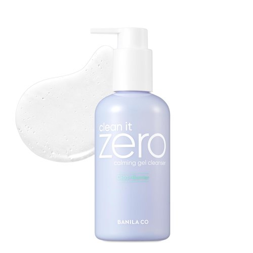 BANILA CO Clean It Zero Calming Gel Cleanser | Cica & Amino Acid Complex for Gentle Hydration | Vegan & Hypoallergenic | Korean Facial Cleanser for Sensitive Skin (200ml / 6.76 fl oz)