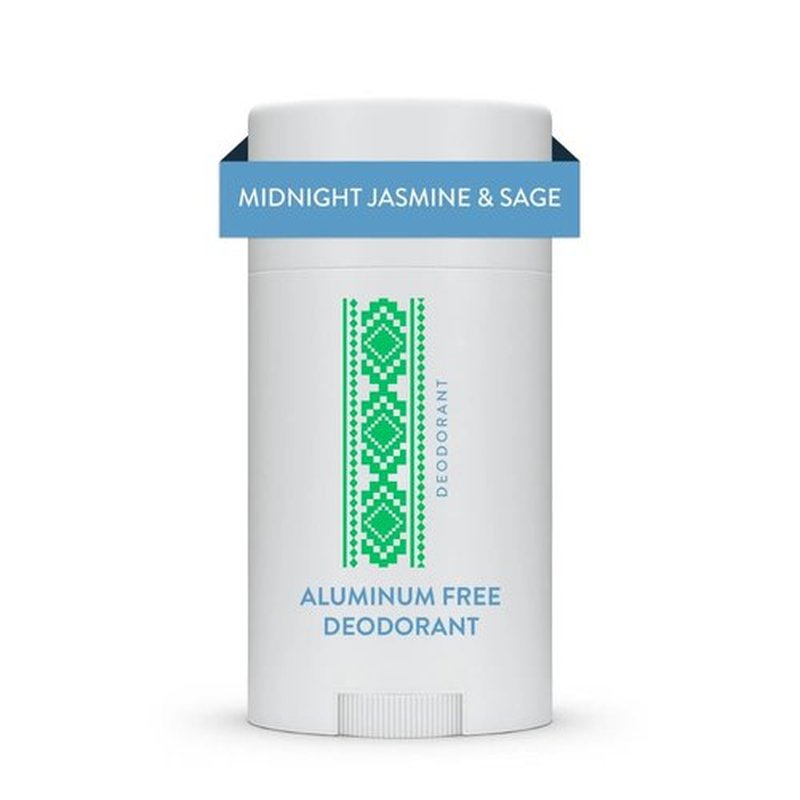Aluminum-Free Natural Deodorant Stick | Long-Lasting Odor Protection for Women & Men - 2.65 oz, Midnight Jasmine & Sage