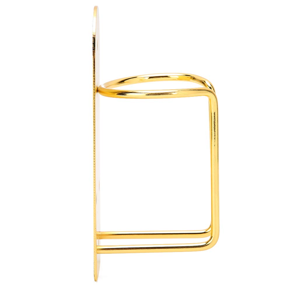 Hair Clipper Holder for barbers wall mounted, Barber Station Electric Hair Trimmer Display Rack Storage Organizer,Gold Stainless Steel Frosting Clipper Holder for Hairdresser Hairstylist Tools
