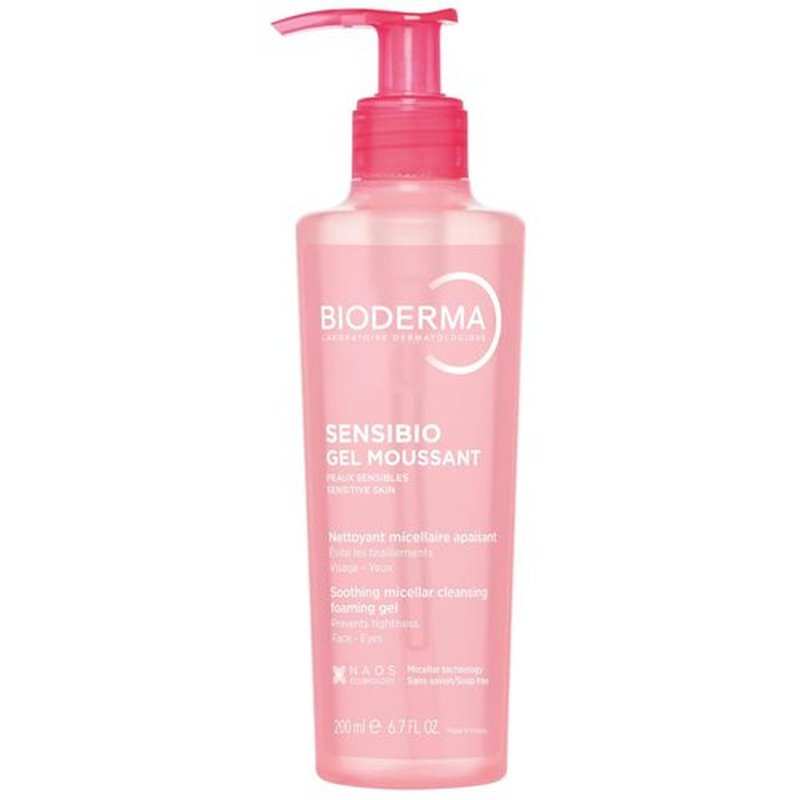 Bioderma Sensibio Foaming Gel - Gentle Micellar Cleanser for Sensitive Skin | 200ml