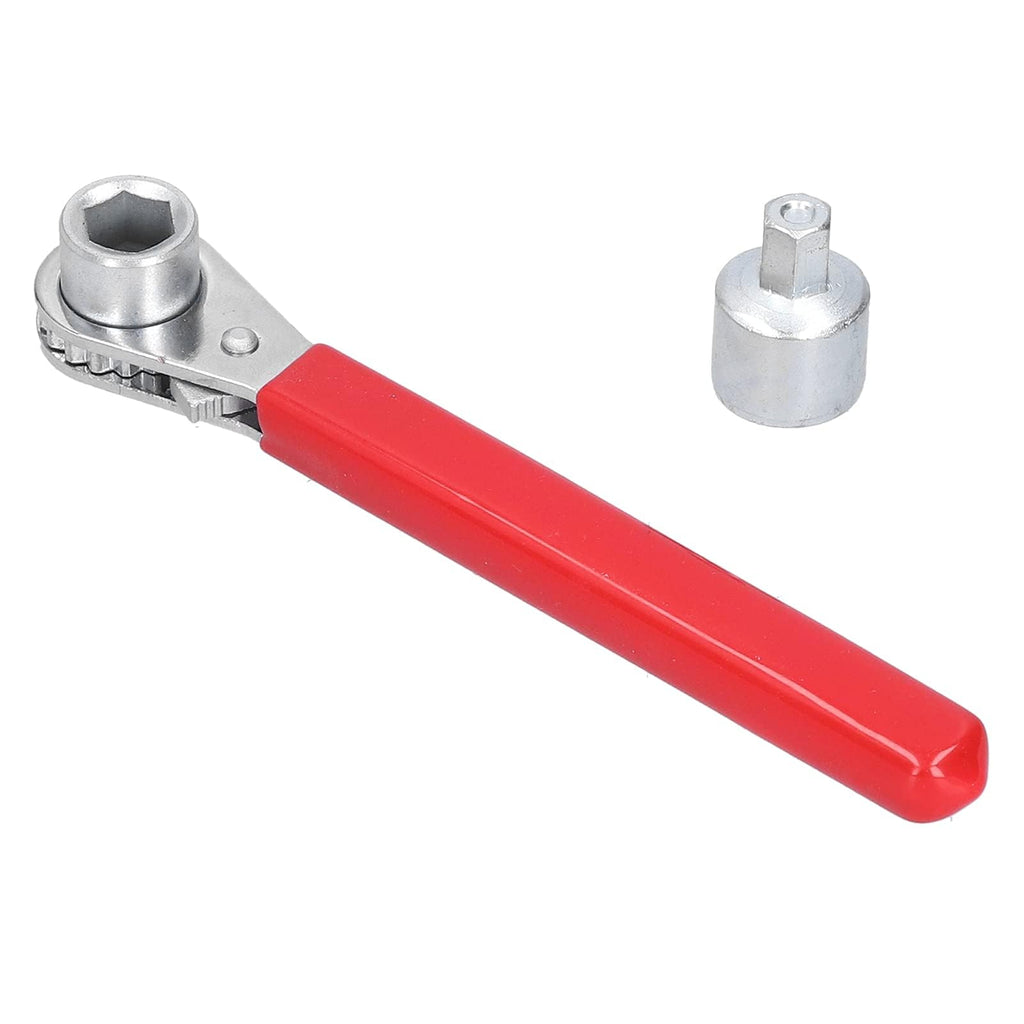 Akozon Ratchet Wrench, 5/16in 0.4in 10mm Battery Terminal Ratchet Wrench with 1/2in Socket for Top Side Post Battery for RV Sport Car Wrench