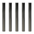 Lurrose Nail Pen Caps 5 Pack 3.30 Inch Light-Proof Manicure Pen Covers Sealed Nail Art Brush Caps for Home and Salon Use