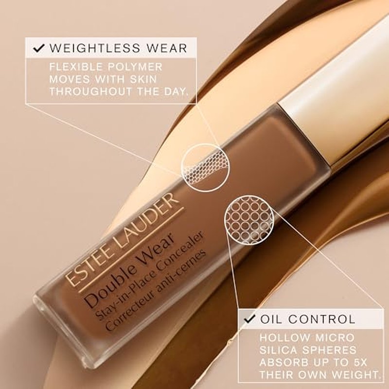 Estée Lauder Double Wear Stay-in-Place Flawless 24-Hour Concealer | Longwear | Soft Matte Finish, Medium-to-Full Coverage | Hydrating, 0.4 Fl Oz, 1N