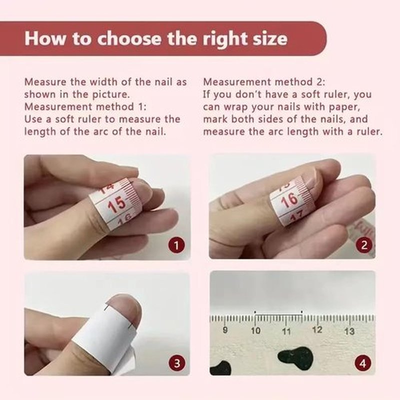 Tmani 10pc/set Extra Long Handmade Press On Nail Hot Girl's Long Ballet Nails Square Nail Full of Diamond Glitter Decoration Fake Nails Suitable For Girls Festival Parties and Birthday Gift (Red, M)