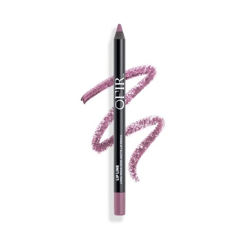 OFIR Longwear Demi-Matte Lip Pencil - Smudge-Proof, Hydrating, Easy Glide | Muted Purple | 0.042 OZ