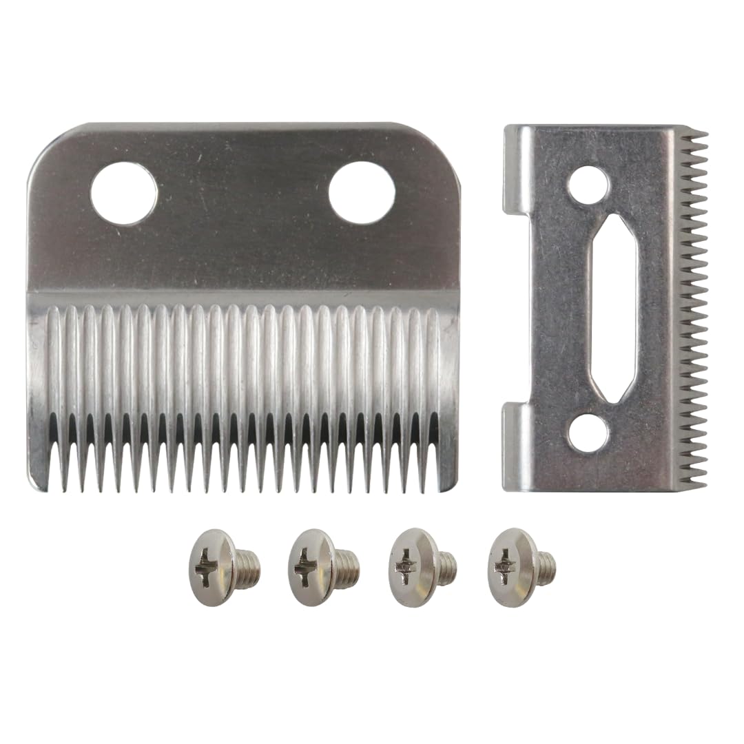 Gxcdizx Replacement Clipper Blade for Wahl Precision, Precision Premium Smooth Cut, 2-Hole Stagger-Tooth, 2Hole Taper and 2Hole Standard Wedge Blades