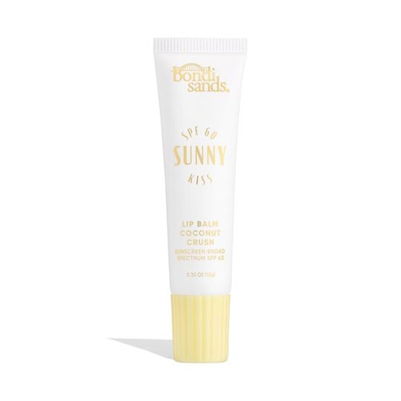 Bondi Sands Sunny Kiss SPF 60 Coconut Crush Lip Balm - Nourishing Hydrating Sunscreen, Glossy Finish, 0.3 Oz