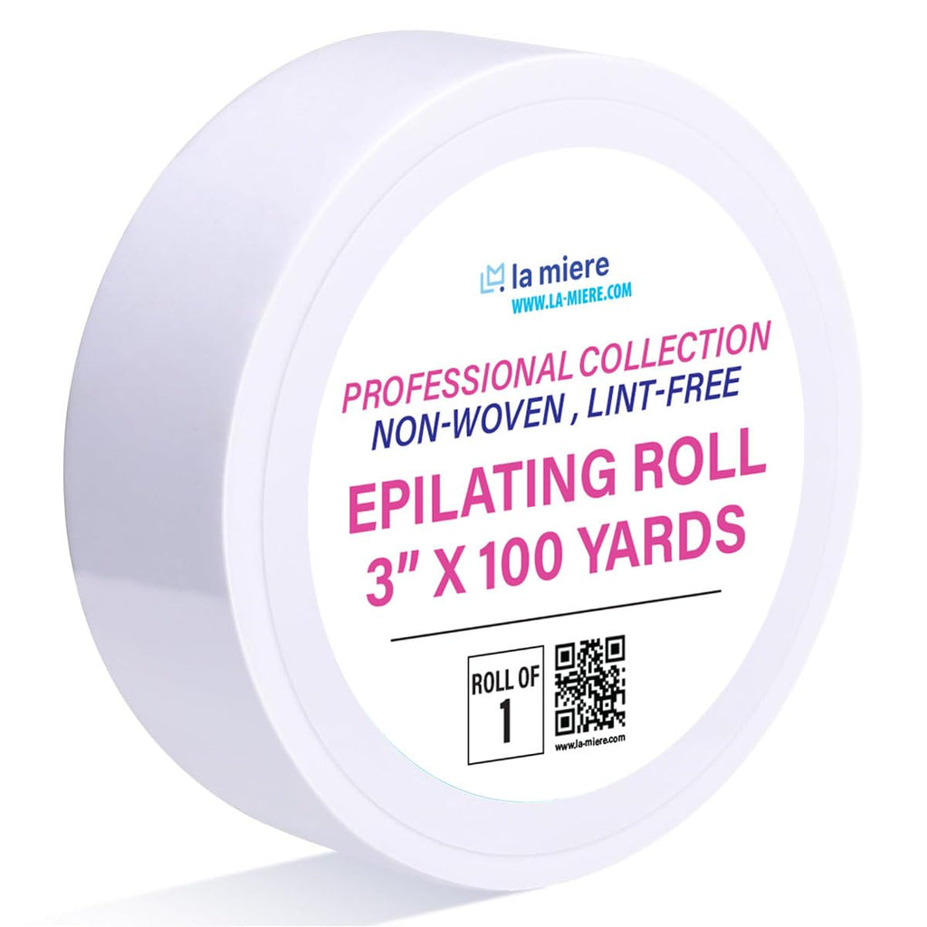3” x 100 Yards Non-Woven Epilating Roll Hair Removal Tear-Resistant Lint-Free White