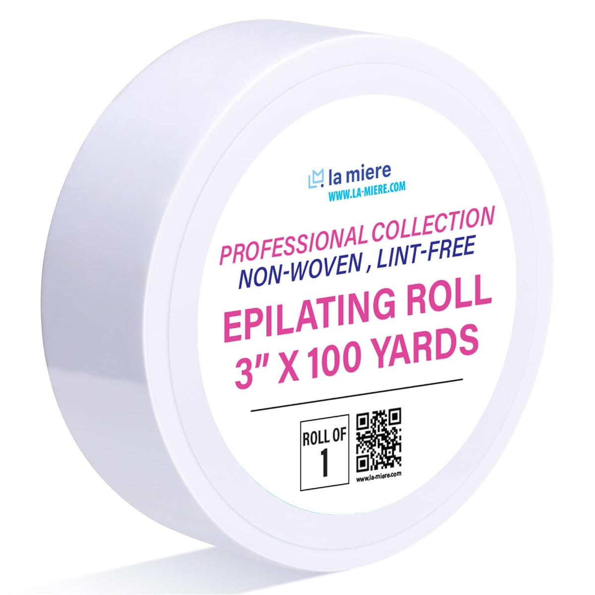 3” x 100 Yards Non-Woven Epilating Roll Hair Removal Tear-Resistant Lint-Free White