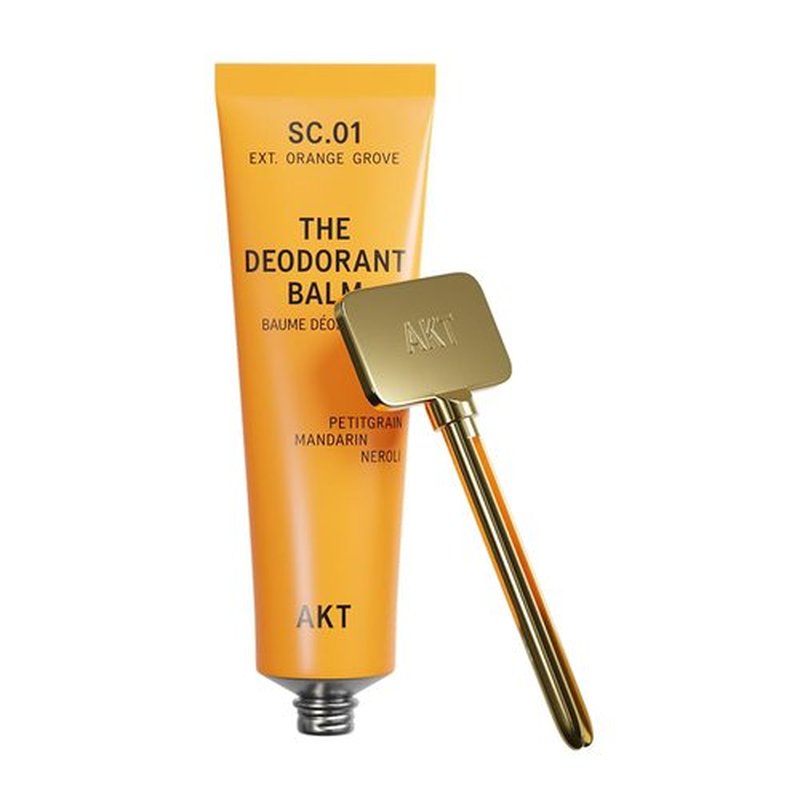 AKT Deodorant Balm - Award-Winning Natural Formula | Plastic-Free & Aluminum-Free | Orange Grove, 50ml