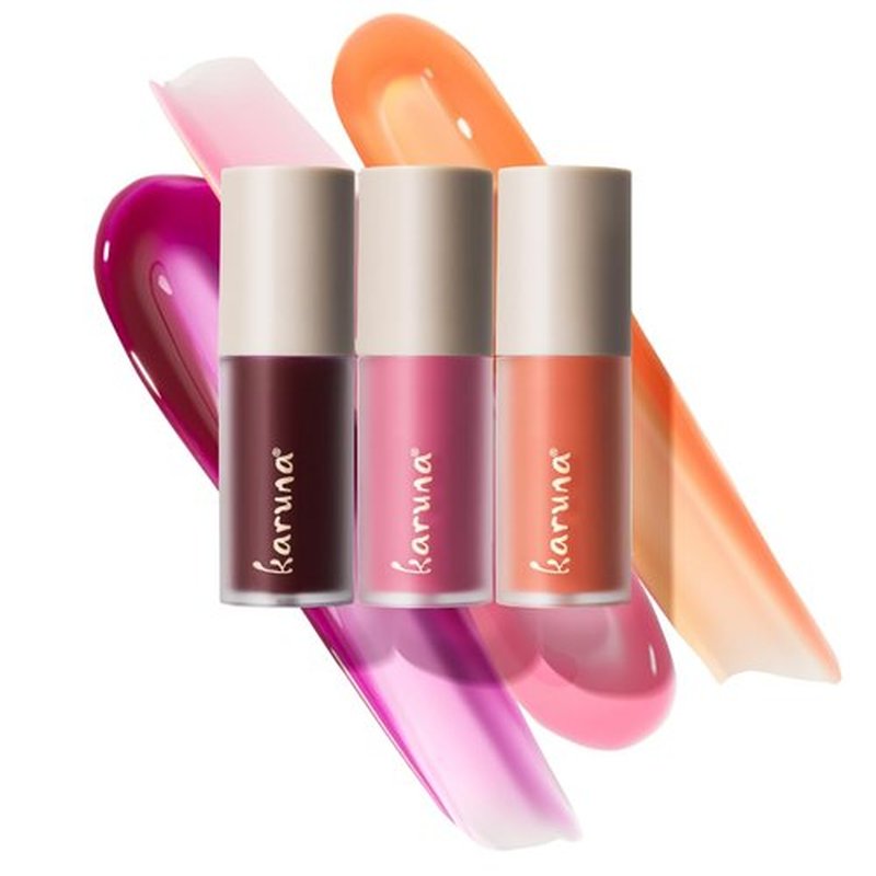 Karuna Dreamy Lips Trio - Rejuvenating Tinted Lip Oil, 3 Pack, 0.16 fl. Oz/4.8 ml