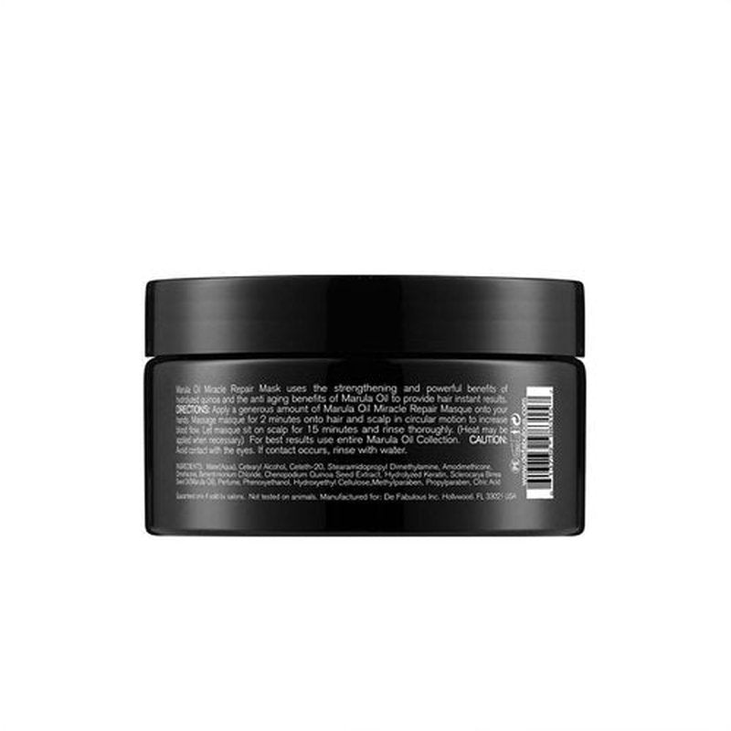 De Fabulous Marula Oil Miracle Repair Masque - Nourishing Hair Treatment with Quinoa | 8.5oz